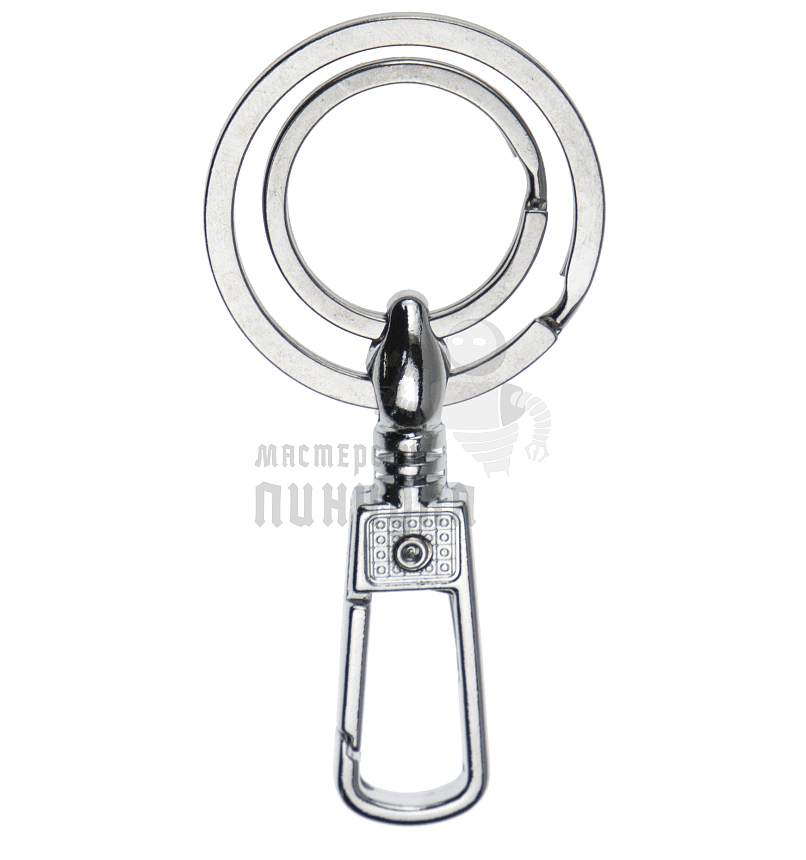 Карабин с двумя кольцами для ключей