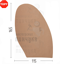 Проф. формованная Topy Elysee 1.5мм H1 Бежевый - Чертеж