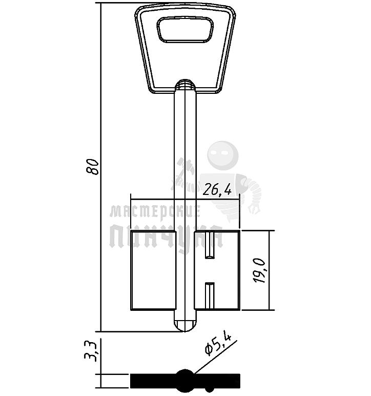 KRP1D (желтый)