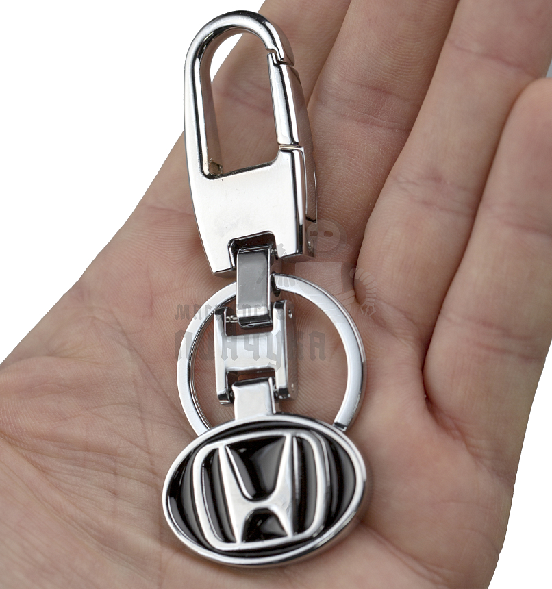 Авто карабин с кольцом для ключей HONDA