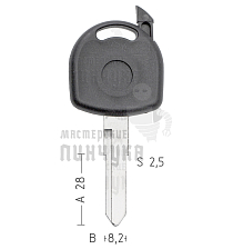 T00HF60P TP000OP-10.P HU87RT0 а/пласт.с мест.п/чип OPEL - Чертеж