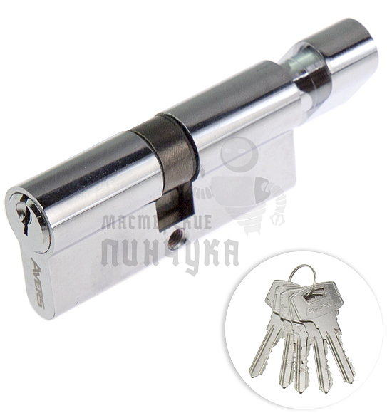 Цилиндровый механизм Avers ZC-70-C-CR с вертушкой