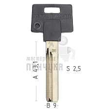 Mul-T-Lock 036 Orig "SuperLock" (MUL-T5.P)			 - Чертеж