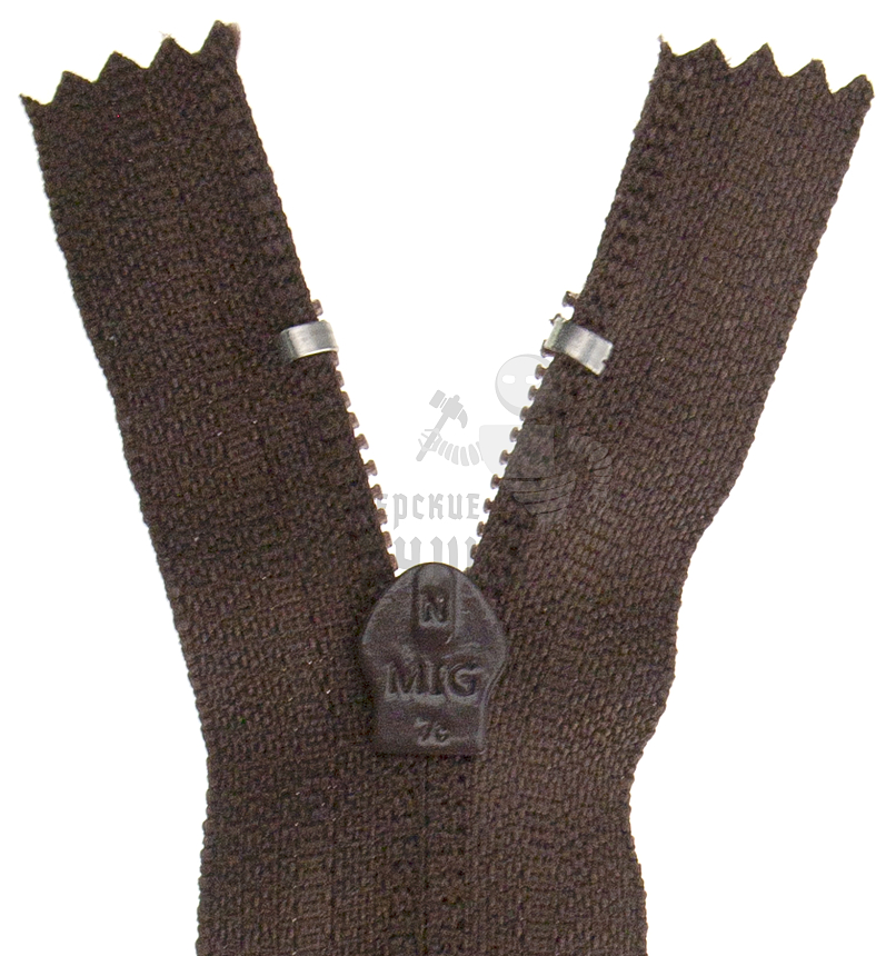 Молния 40см Коричневый