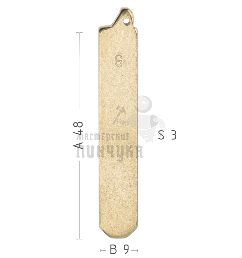 Лезвие №117 HOND-31 HON66 HD58 Honda Accord (G) КНР