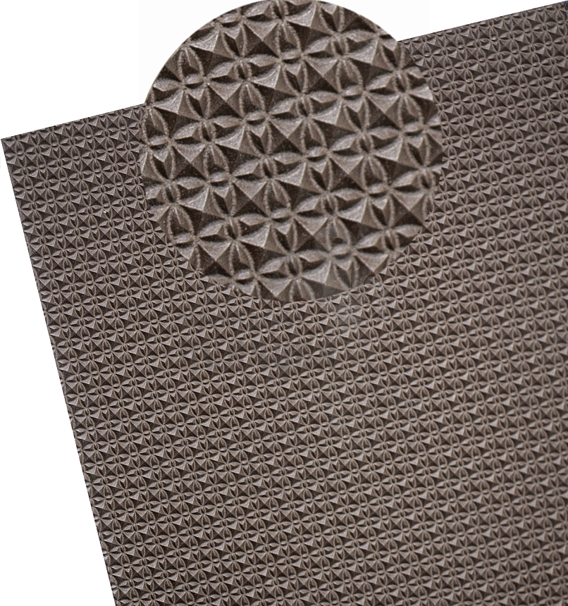 Набойки лист. "Виток" 380*570*6, цв.коричневый, твёрдость 85А