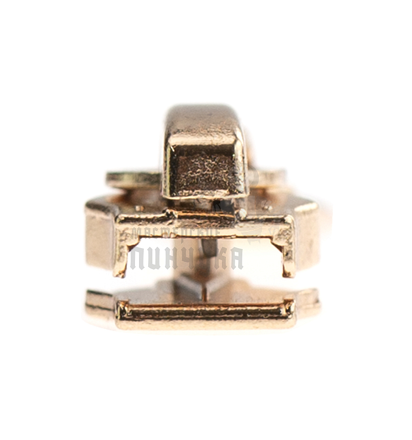 Бегунок для спиральной молнии, тип 7, автомат, цв. золото