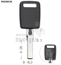 T00HF55PA TP00HU-AAP1 HU66T0 а/пласт.с мест.п/чип AUDI// - Чертеж