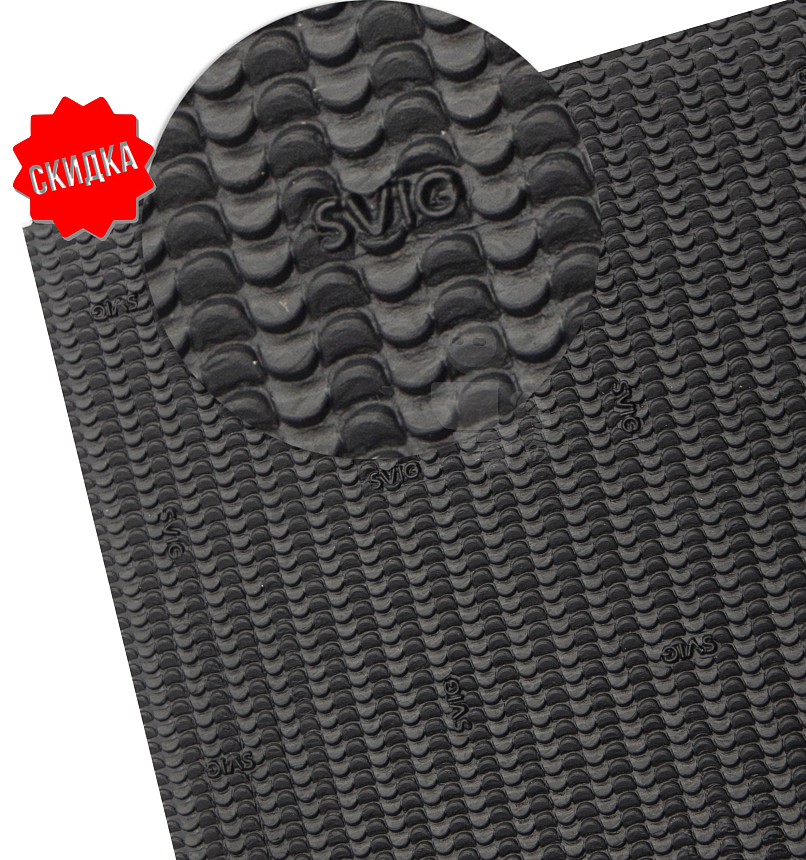Лист профилактический SVIG 305 SOUND TREKKING 63х73см 4мм черный
