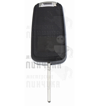 Корпус выкидного ключа OP-11P HU100 HF66P 3 кнопки 2 КНР  CHEVROLET