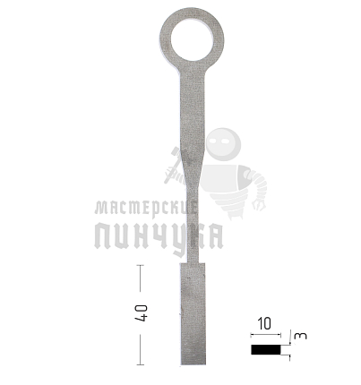 Ригель обратного хода модульный 3х10			