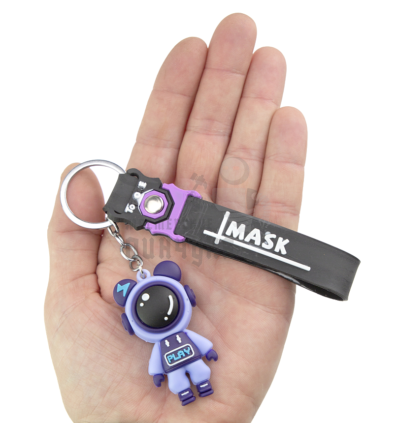 Брелок для ключей "Космонавт PLAY" + ремешок