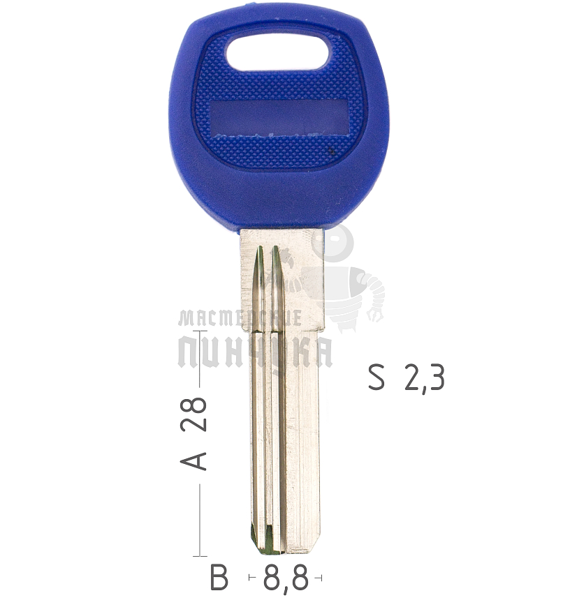 BAODEAN 2п (28*8.8*2.3) ст. AP-1D ПОД БРОНЬ 28 мм КНР синий