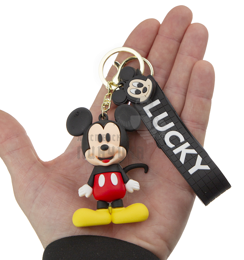 Брелок для ключей "Микки Маус LUCKY" + карабин