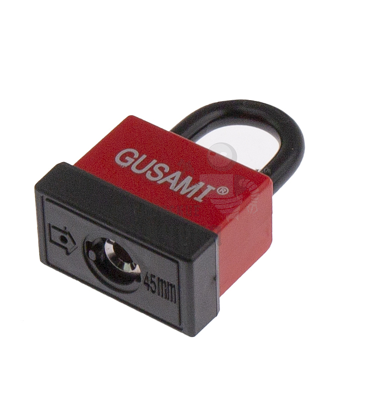 Навесной замок GUSAMI 47мм (красный)