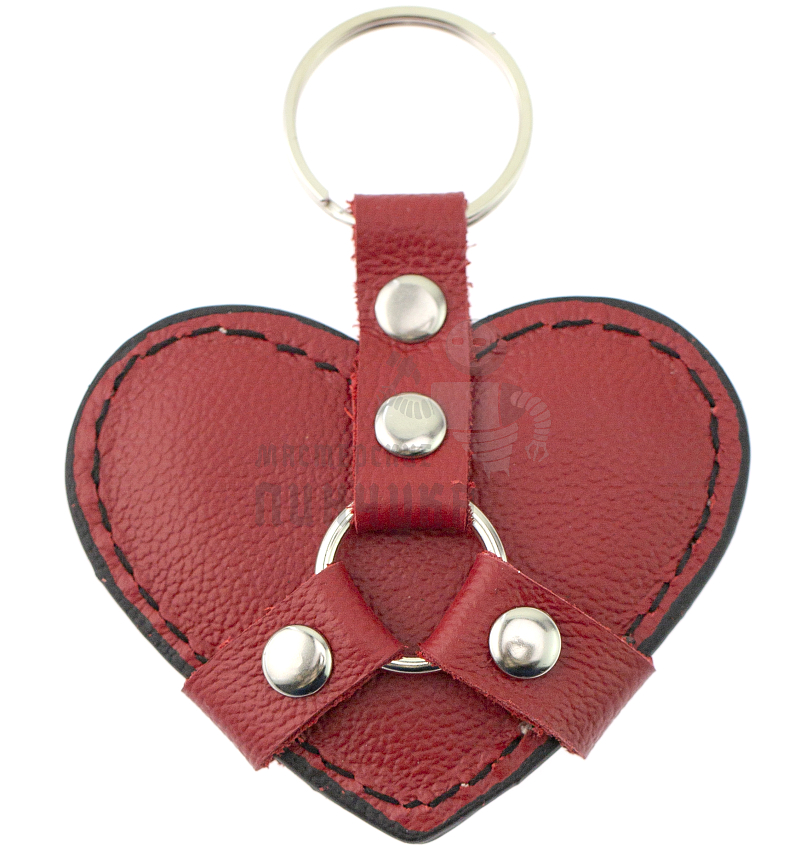 Брелок Сердце, цв.красный