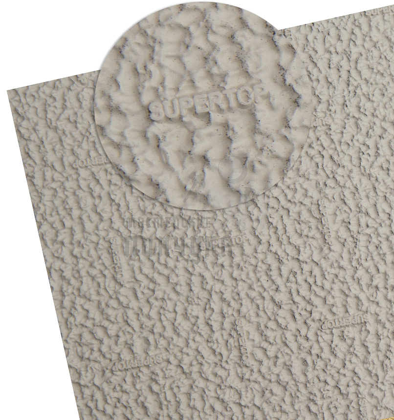 Набойки лист. Bissell 076 "SUPERTOP" 380х570х6,2мм, цв. белый (Апельсин)