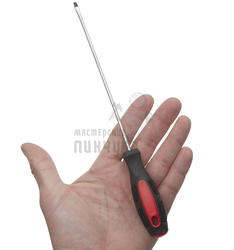 Отвертка прямая шлица 3.0х150мм CrV арт 0135 "Люкс"