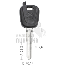 T00ISU8P TP00ISU-5.P3 а/пласт.с мест.п/чип ISUZU - Чертеж