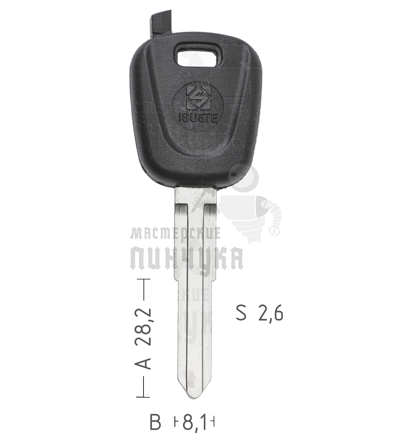 T00ISU8P TP00ISU-5.P3 а/пласт.с мест.п/чип ISUZU
