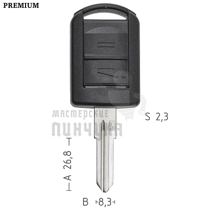 Корпус  Opel YM28 2кн ремкомплект КНР