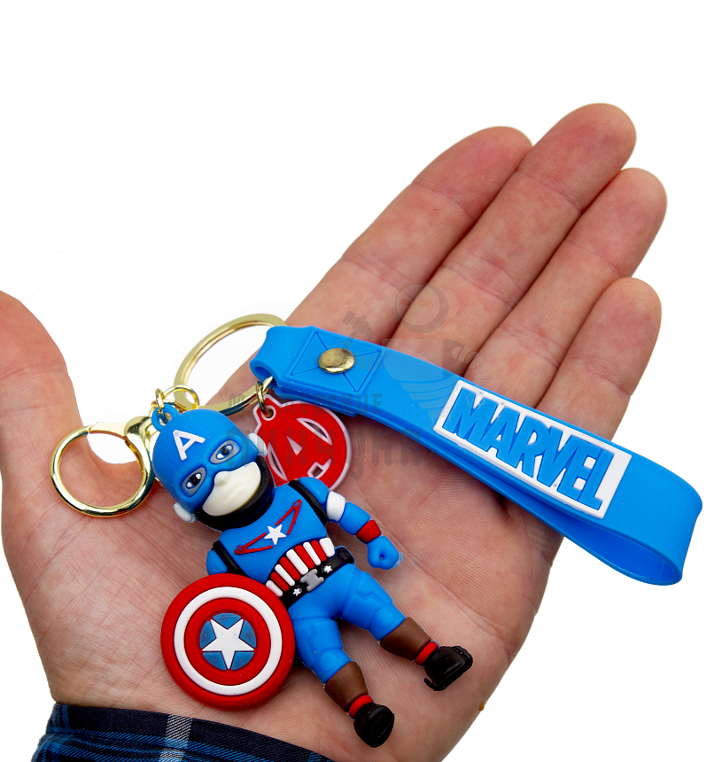 Брелок для ключей "Капитан Америка" + карабин
