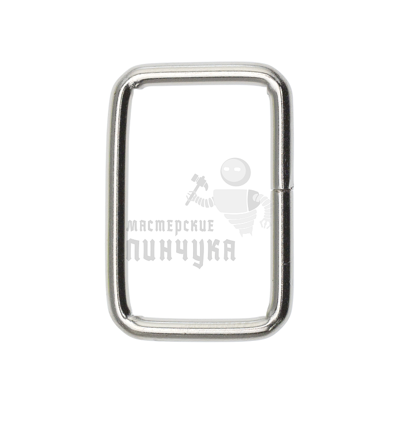 Пряжка - рамка 25мм (толщ. 2,6мм) цв никель.