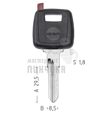 T00NE61P TP00NE-18P1 NE51T0 а/пласт.с мест.п/чип VOLVO - Чертеж