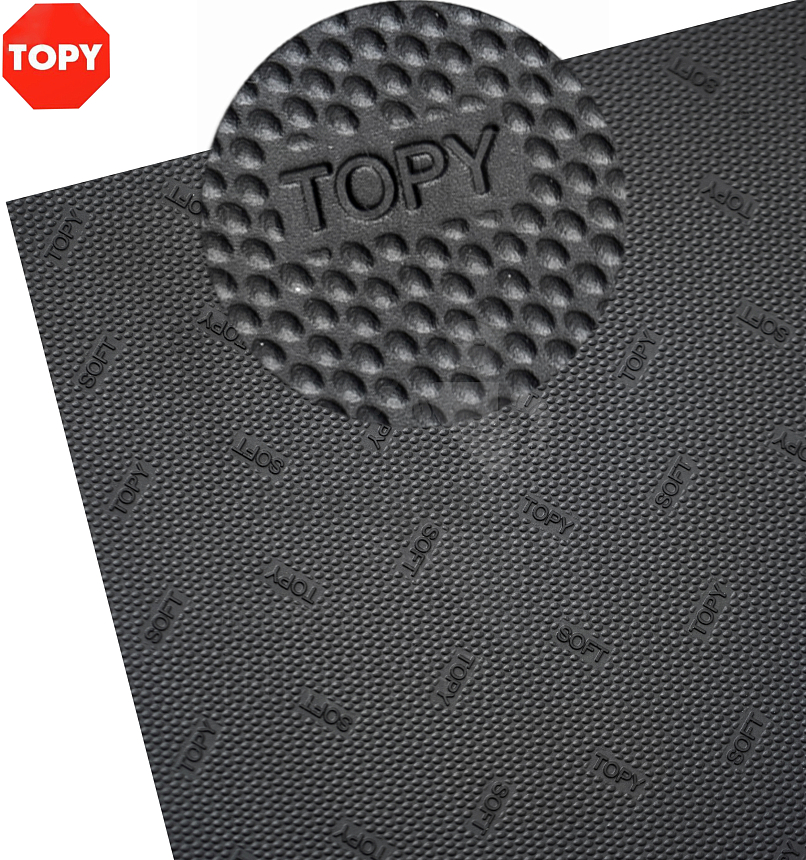 Набойки листовые "Topy  Verasoft", р-р 800х600х6мм, цв.черный (9)