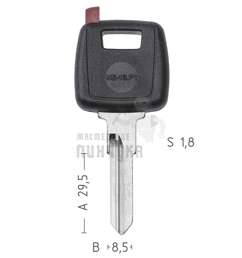 T00NE61P TP00NE-18P1 NE51T0 а/пласт.с мест.п/чип VOLVO