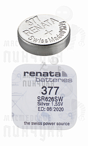 Батарейка часовая RENATA R377 SR626SW BL1 (1/10/100) - Чертеж
