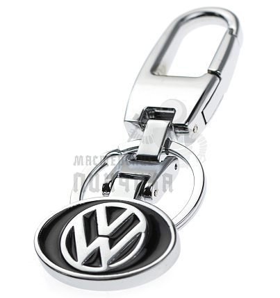 Авто карабин с кольцом для ключей VOLKSWAGEN