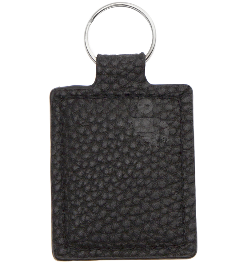 БРЕЛОК Прокси RFID ПРЯМОУГОЛЬНЫЙ черный (кожзам)																												