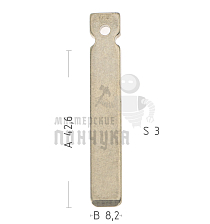 Лезвие HUHCAC1 HU83T - Чертеж