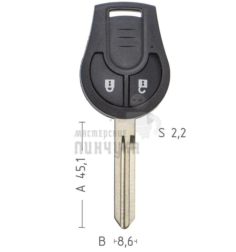 Корпус  NISSAN S19 2кн   КНР