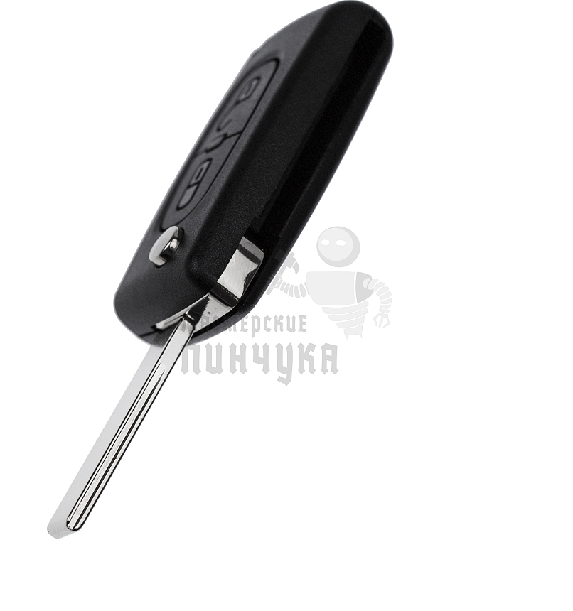 Корпус выкидного ключа HU-HCAP HU83 HF63P 2 кнопки без батареи   КНР   PEUGEOT 