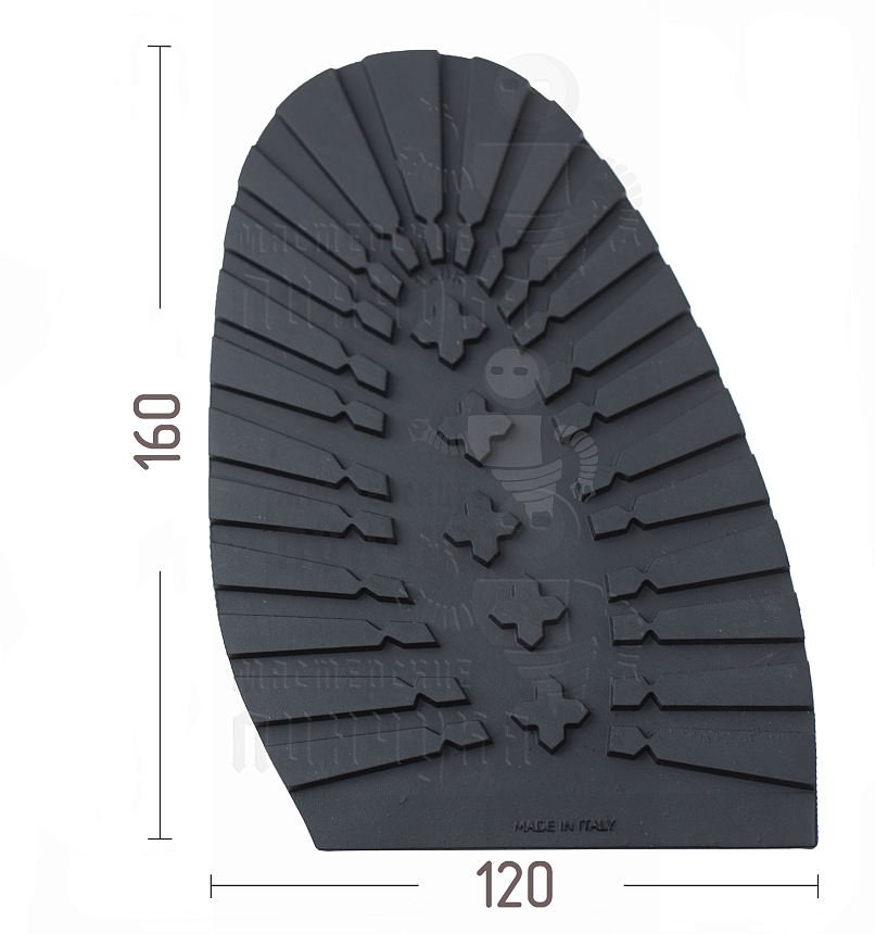 Проф. формованная "Dunlop Tank" р.45-46. Черный, 5мм