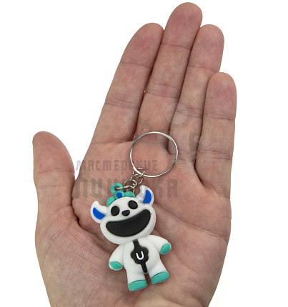 Брелок для ключей "Poppy playtime",  Страшный ЭД с кольцом
