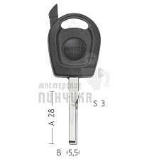T00HF51P TP00ME-7P1 HU116TE а/пласт.с мест.п/чип Mercedes - Чертеж