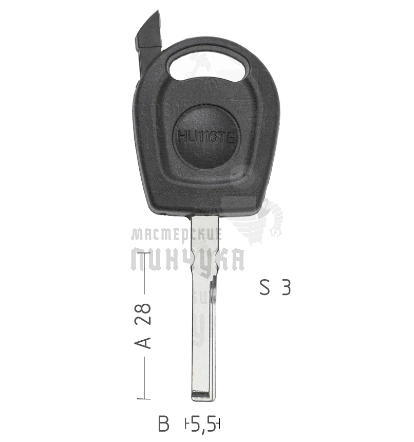T00HF51P TP00ME-7P1 HU116TE а/пласт.с мест.п/чип Mercedes
