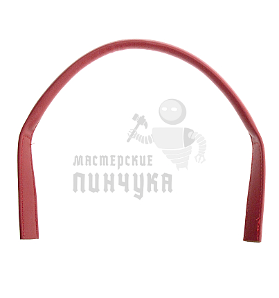 Ручка сумочная кругл.узк. 53см цв.красный
