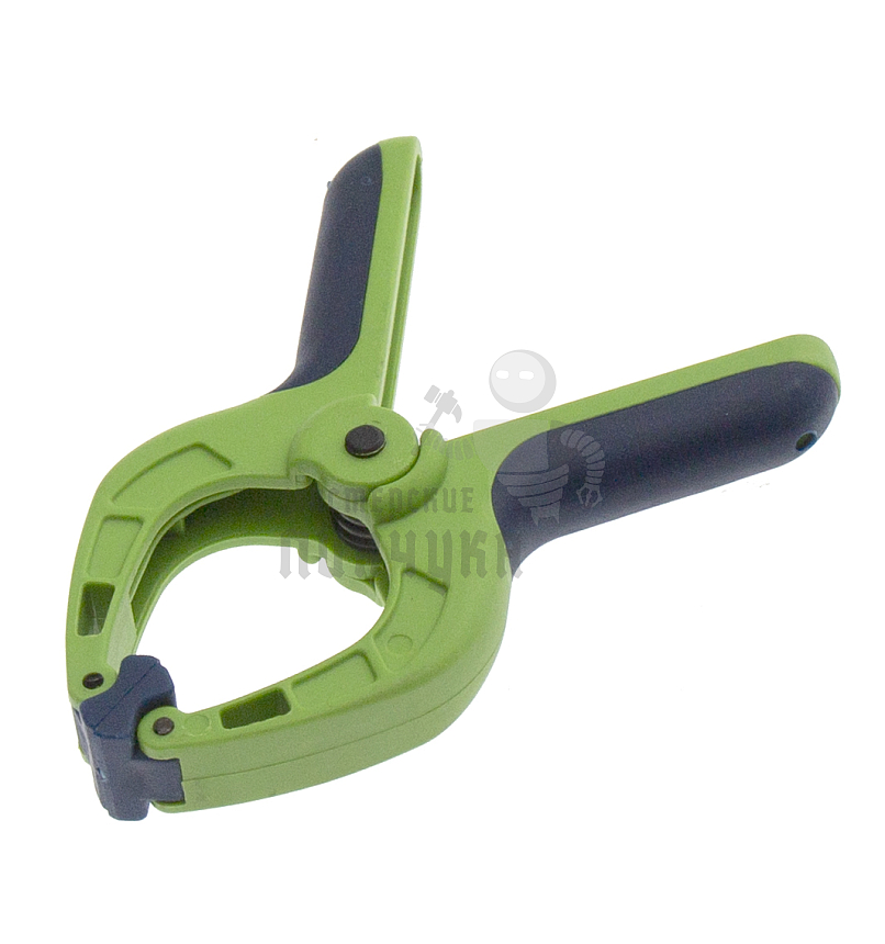 Струбцина клещеобразная 1-1/4, пластиковый корпус, двухкомпонентные рукоятки, усиленная пружина, 33