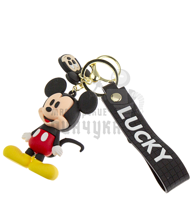 Брелок для ключей "Микки Маус LUCKY" + карабин
