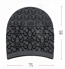 Набойка "Magna winter" женск. т.7, цв.черный - Чертеж