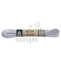 Шнурок белый, круглый тонкий 60 см (Art.400) - Чертеж