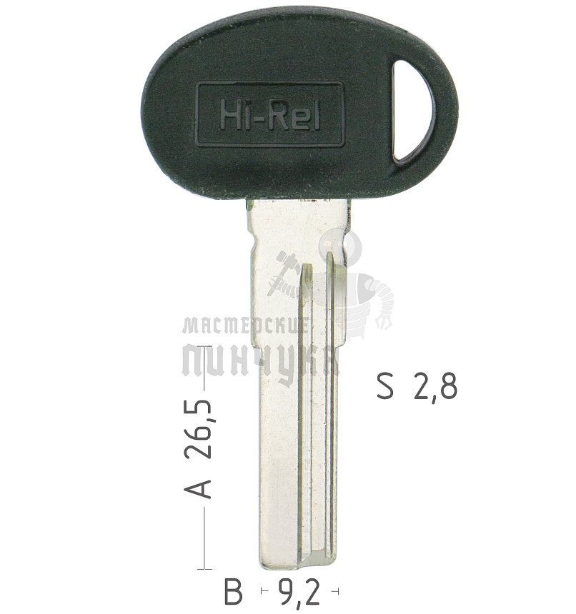 Шаблон для Mottura Hi-Rel C5L 26.5*9.2*2.8  универсал КНР 