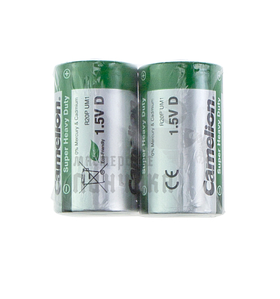 Батарейка Camelion Super Heavy Duty D/R20 BL2 Shrink Alkaline 1.5V (2/12/96)