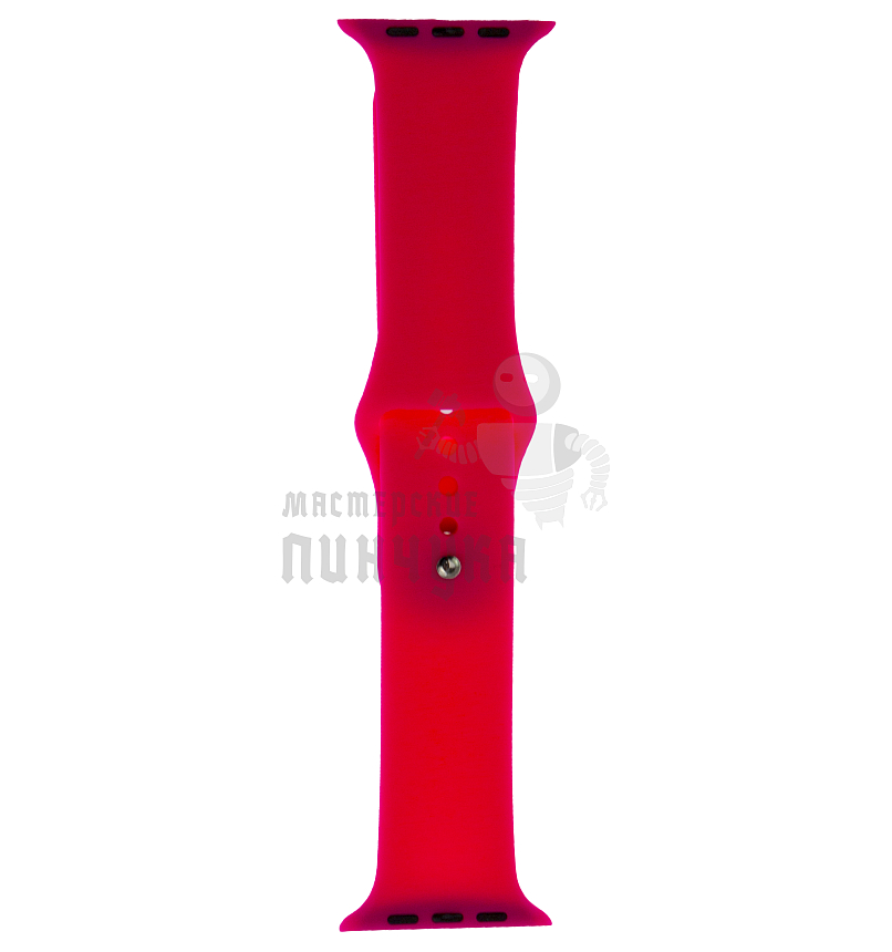 Ремешок cиликоновый для смарт часов диагональю 42/44/45/46/49мм/L (Фуксия)