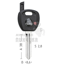 T00KIA9P TP00KI-8D.P а/пласт.с мест.п/чип KIA - Чертеж