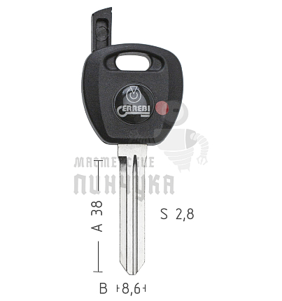 T00KIA9P TP00KI-8D.P а/пласт.с мест.п/чип KIA